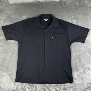 Vintage BC Ethic Shirt Mens Large Black 3 Star Knits Bowling Camp Rockabilly USA